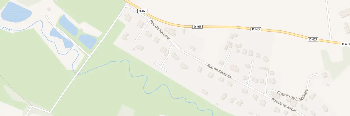 Plan du 27 Rue de Faverois à Florimont