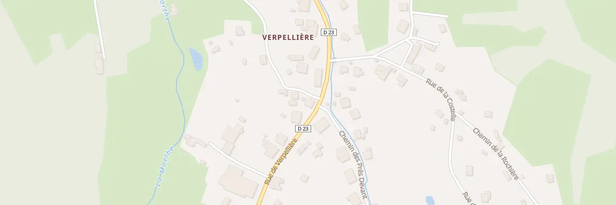 Plan du 22 Rue de Verpellière à Ban-de-Laveline