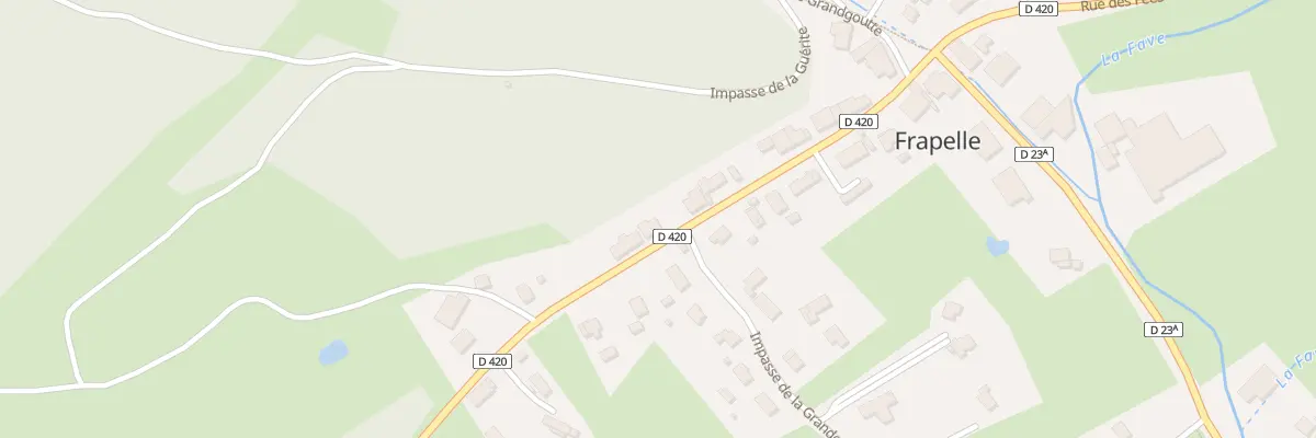 Plan du 594 Rue des Fées à Frapelle