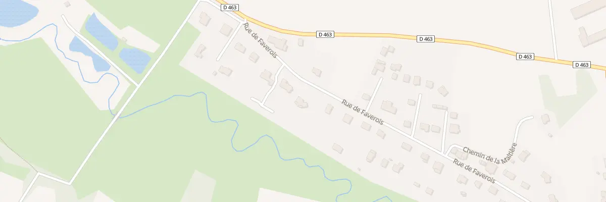 Plan du 25A Rue de Faverois à Florimont