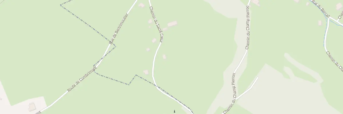 Plan du 3 Che du Sacre Coeur à Combrimont