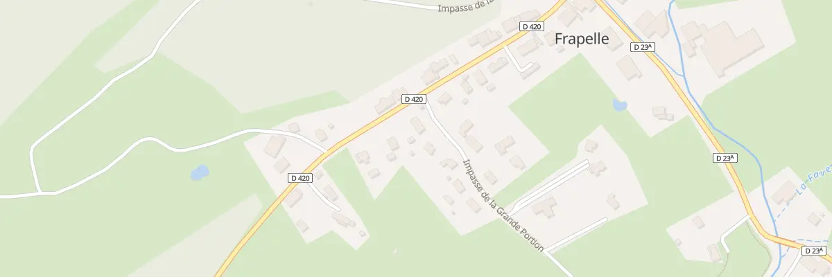 Plan du 20 Imp de la Grande Portion à Frapelle