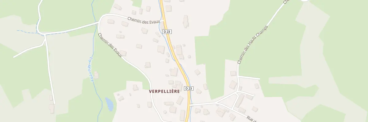 Plan du 11 Rue de Verpellière à Ban-de-Laveline