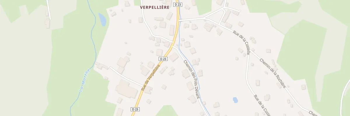 Plan du 21 Rue de Verpellière à Ban-de-Laveline