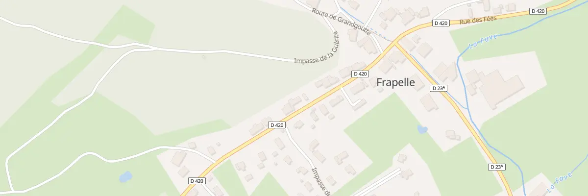 Plan du 538 Rue des Fées à Frapelle
