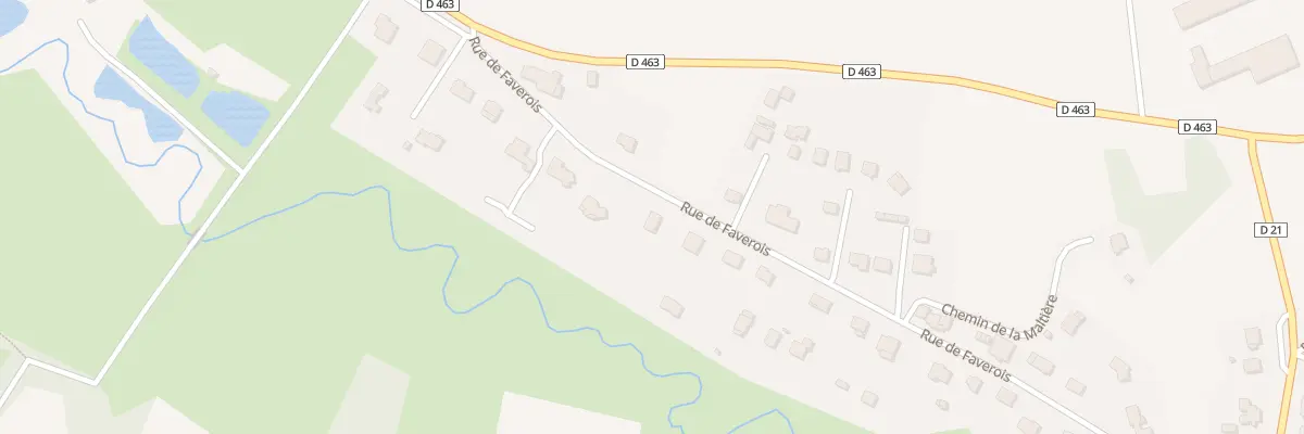 Plan du 25 Rue de Faverois à Florimont