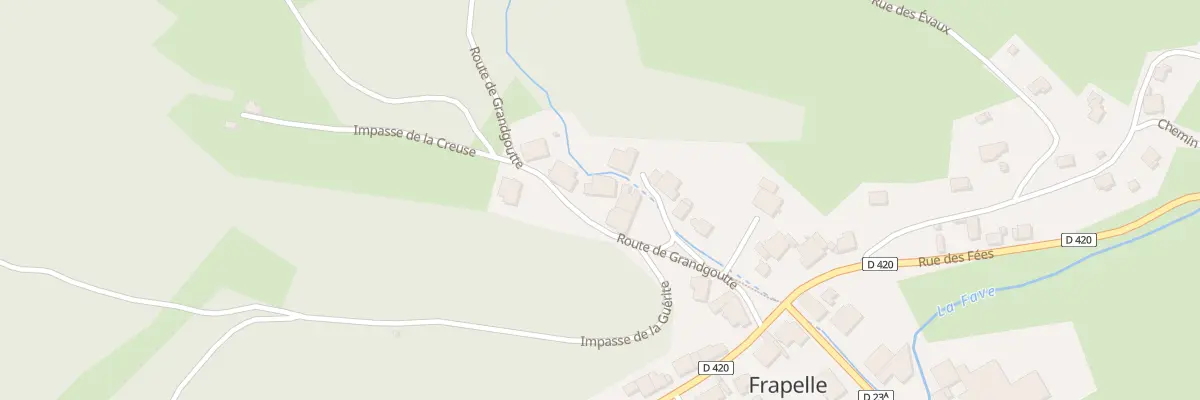 Plan du 160 Rte de Grandgoutte à Frapelle