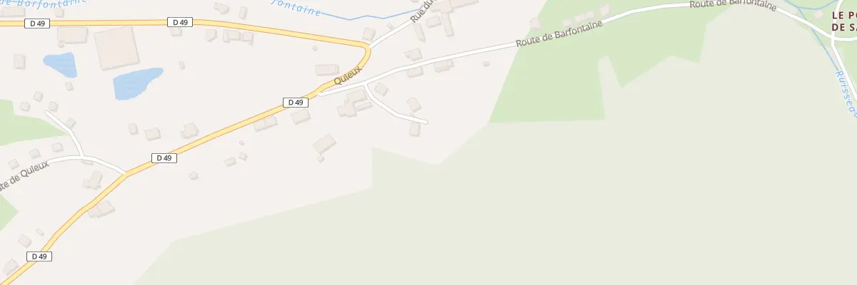Plan du 15 Quieux au Saulcy