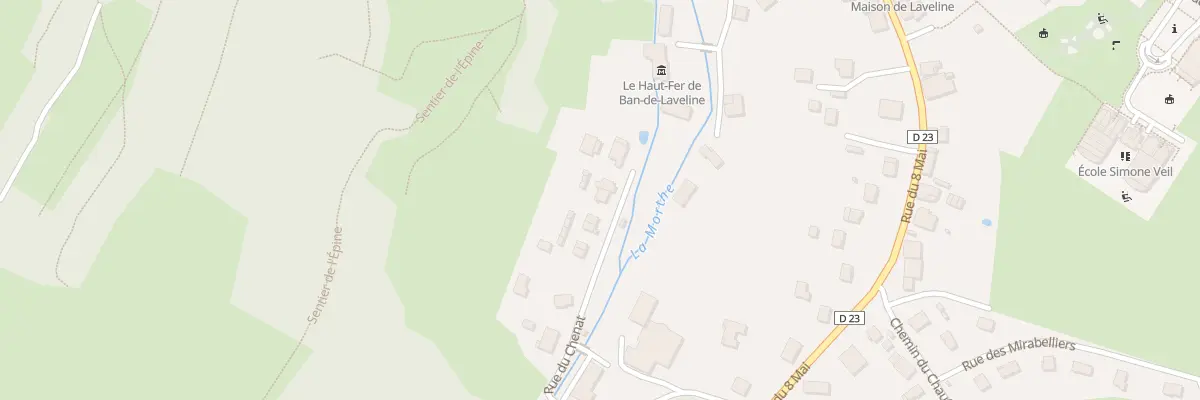 Plan du 21 Rue du Chenat à Ban-de-Laveline
