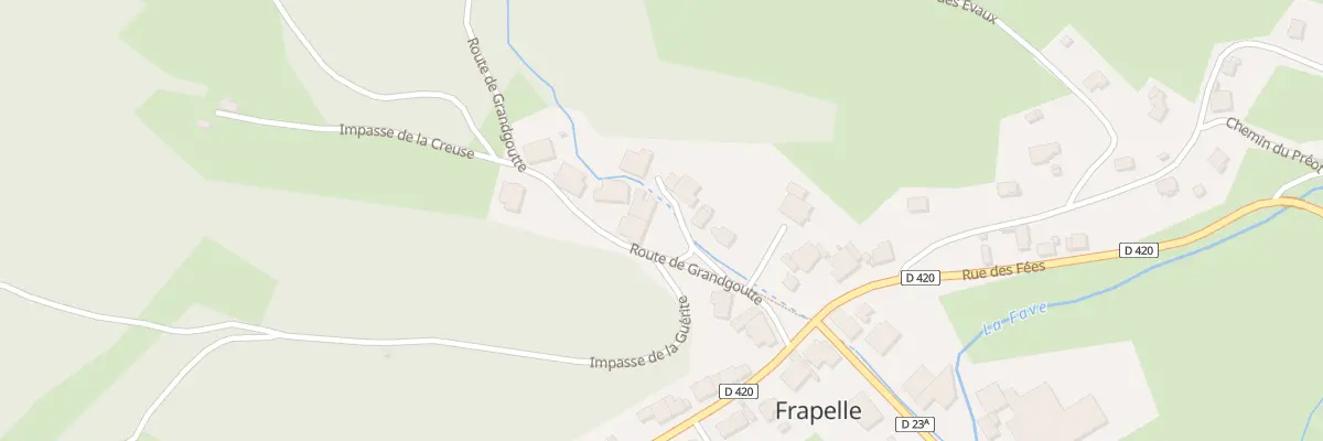 Plan du 10 Rte de Charemont à Frapelle
