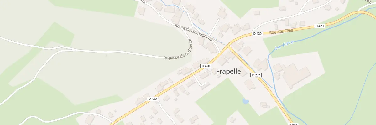 Plan du 6 Rte de Saint Die à Frapelle