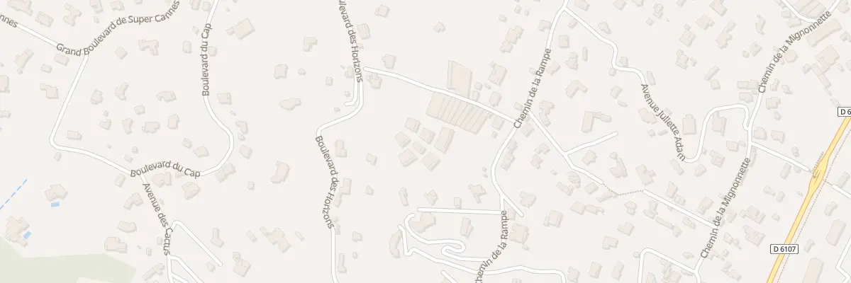Plan du 662 Che de la Rampe à Vallauris