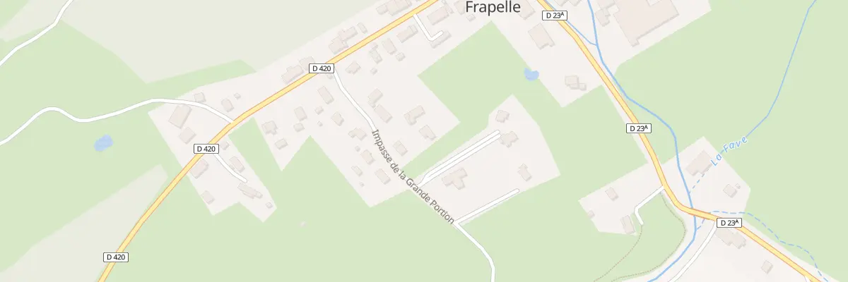 Plan du 5T Che Grande Portion à Frapelle
