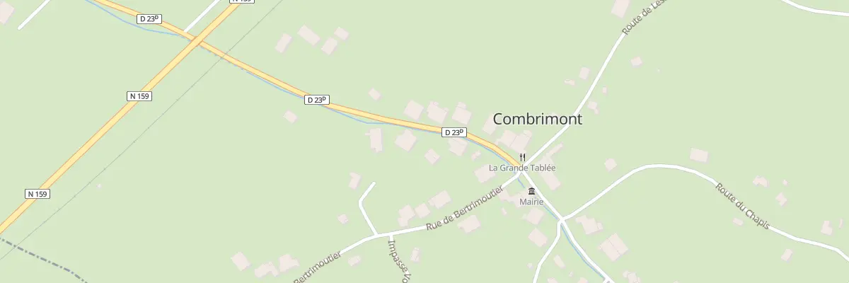 Plan du 3 Rue de la Fave à Combrimont