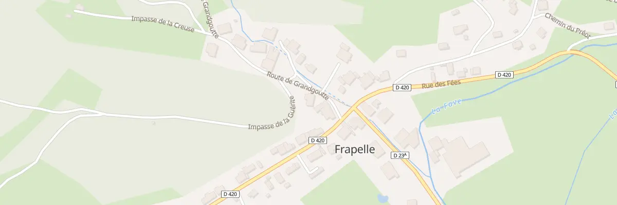 Plan du 57 Rte de Grandgoutte à Frapelle