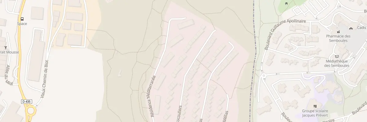 Plan du 41 All Micocouliers Puissanton à Vallauris