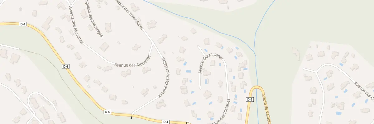 Plan du 347 Av des Platanes à Biot