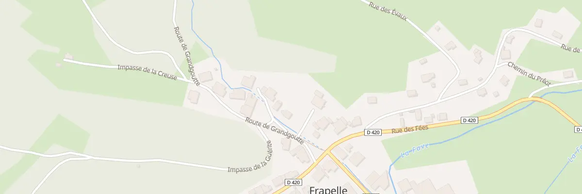 Plan du 4 Rte de Charemont à Frapelle