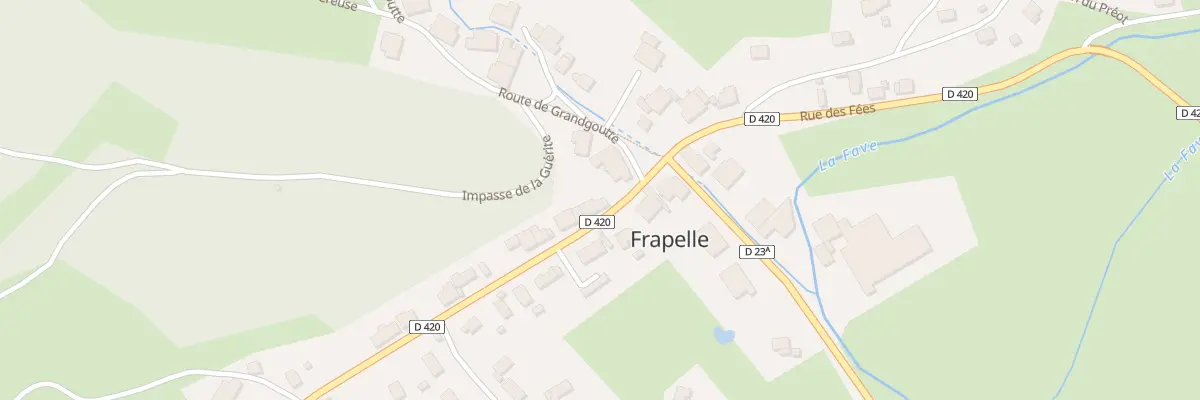 Plan du 418 Rue des Fées à Frapelle