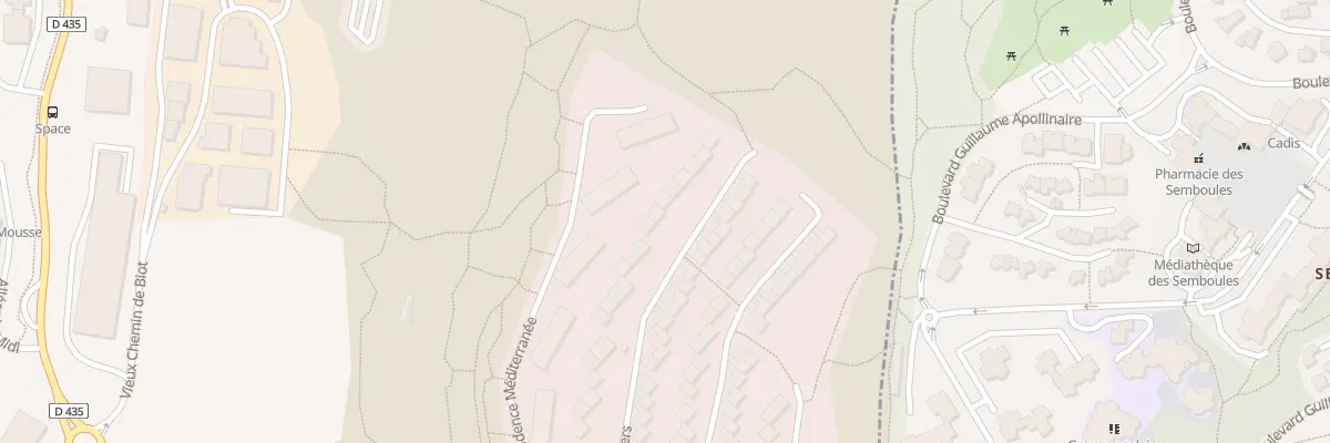 Plan du 47 All Micocouliers Puissanton à Vallauris