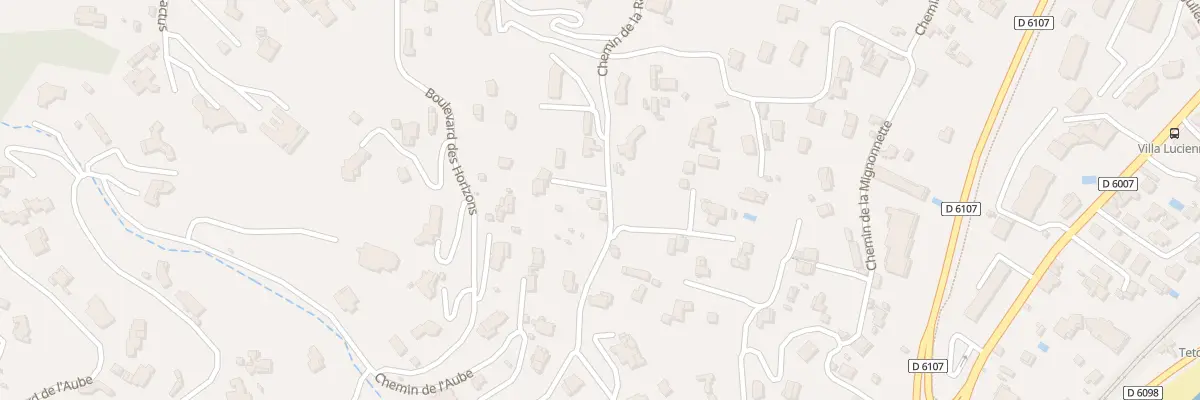 Plan du 972 Che de la Rampe à Vallauris