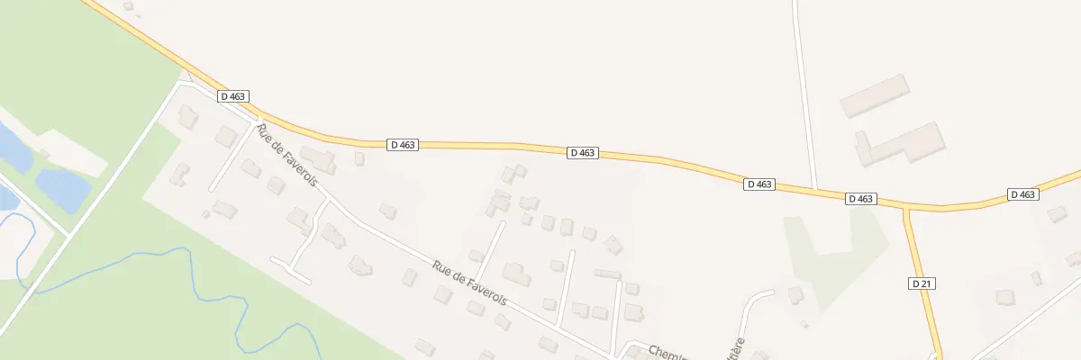 Plan du 22B Rue de Faverois à Florimont