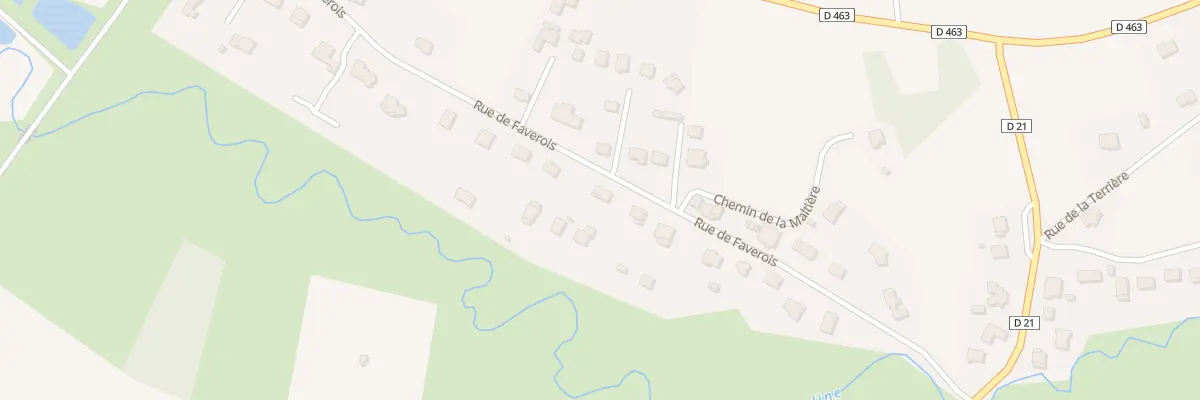 Plan du 17 Rue de Faverois à Florimont