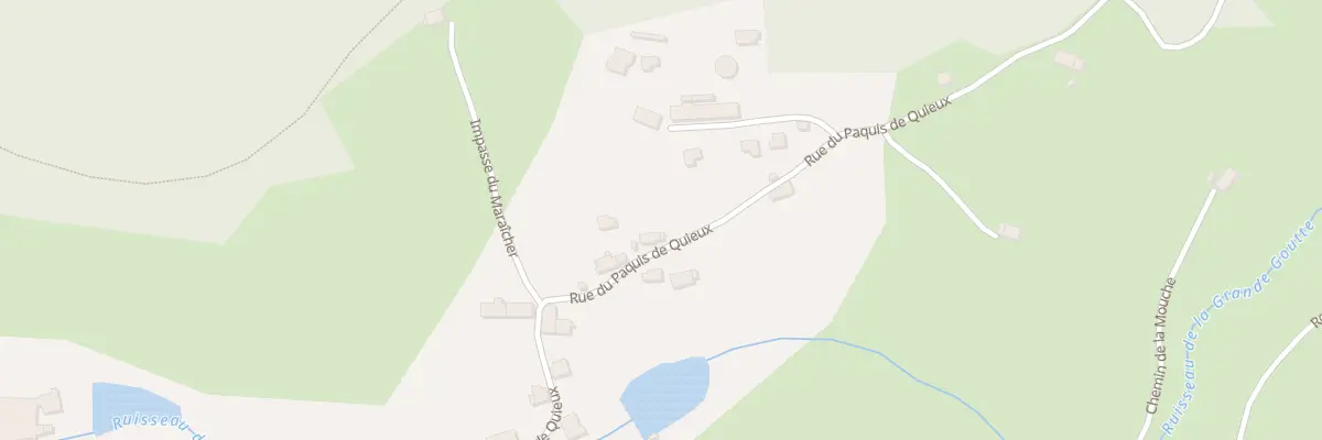 Plan du 11 Le Haut de Quieux au Saulcy
