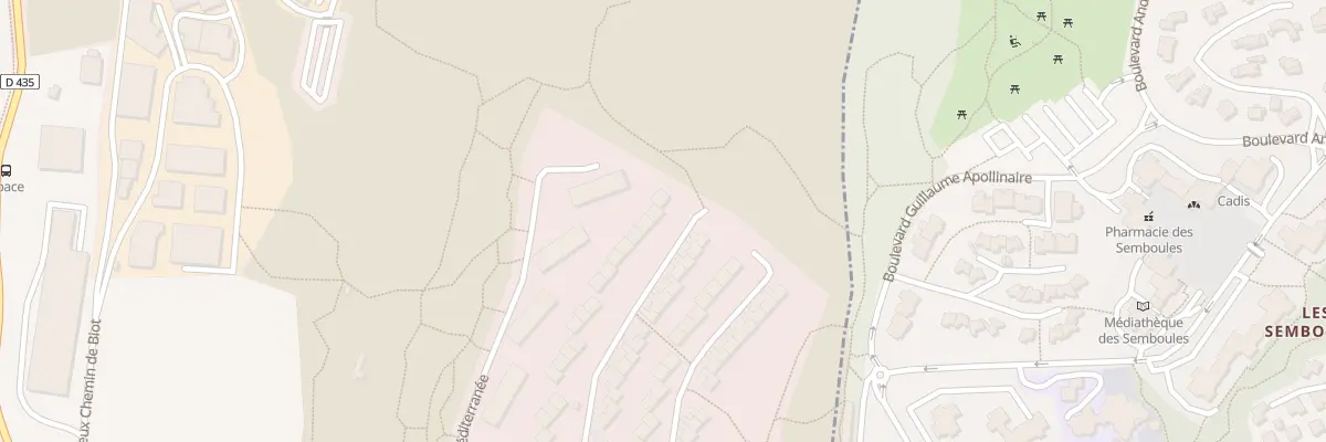 Plan du 57 All Micocouliers Puissanton à Vallauris