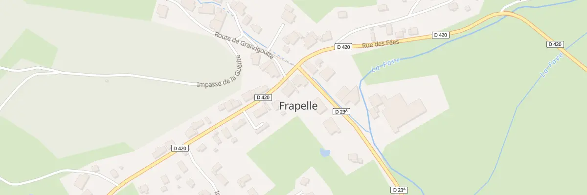 Plan du 3 Rte de Saint Die à Frapelle