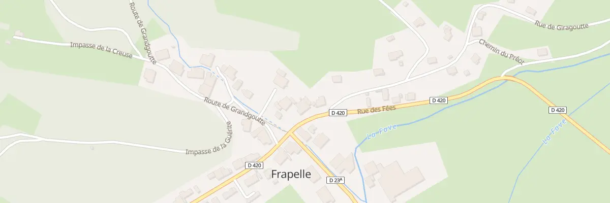 Plan du 306 Rue des Fées à Frapelle