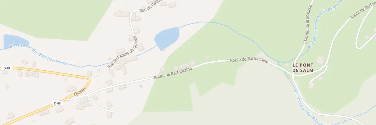 Plan du 4 Le Pont de Salm au Saulcy