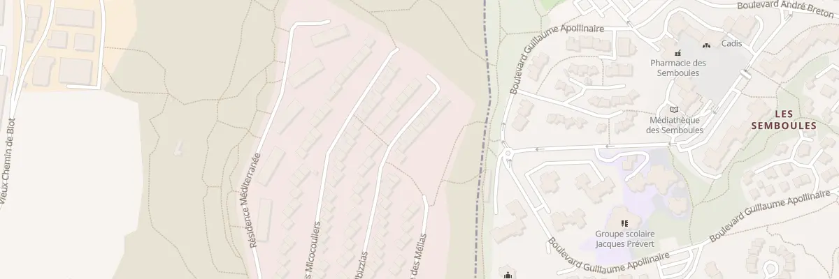 Plan du 40 All des Albizzia Puissanton à Vallauris
