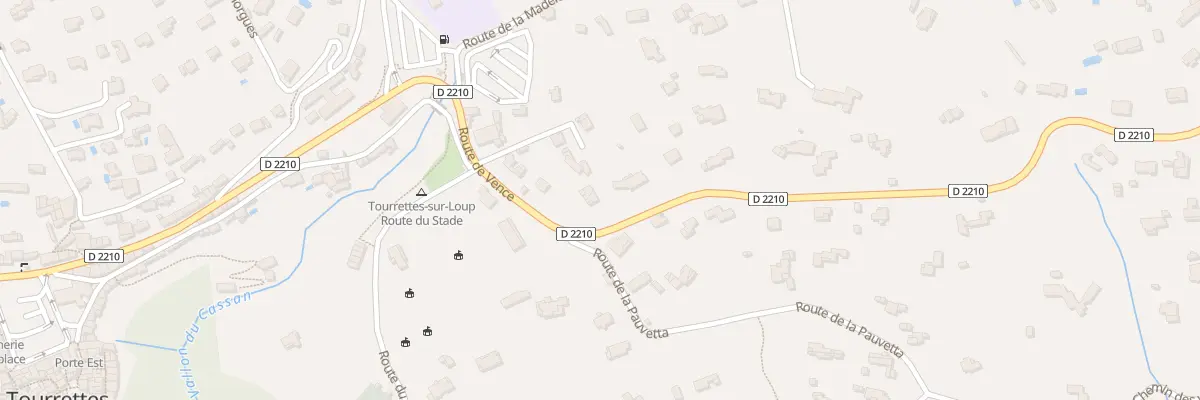 Plan du 599 Rte de Vence à Tourrettes-sur-Loup