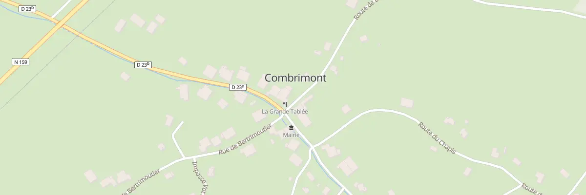 Plan du 2 Rue de la Fave à Combrimont