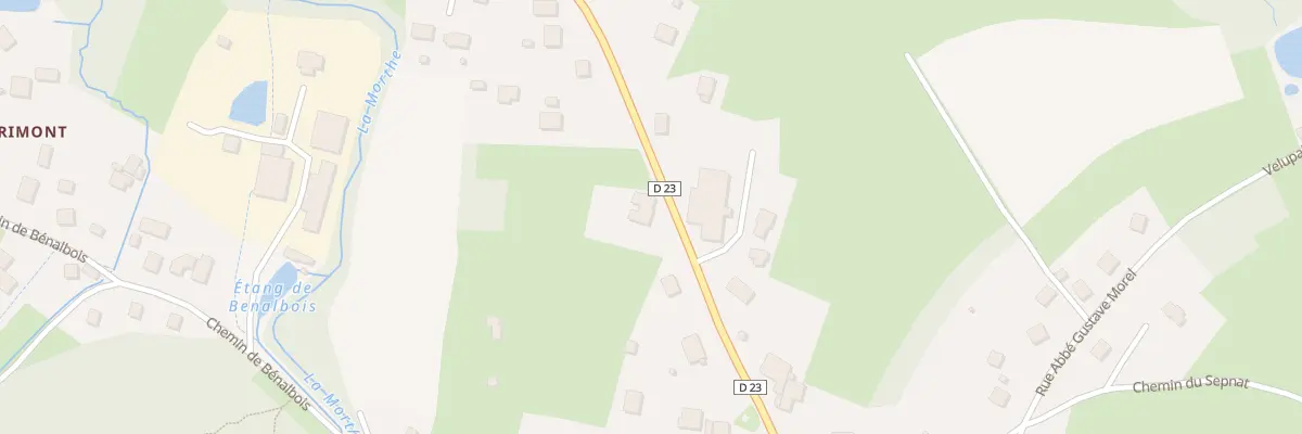 Plan du 15 Rue de la Petite Côte à Ban-de-Laveline