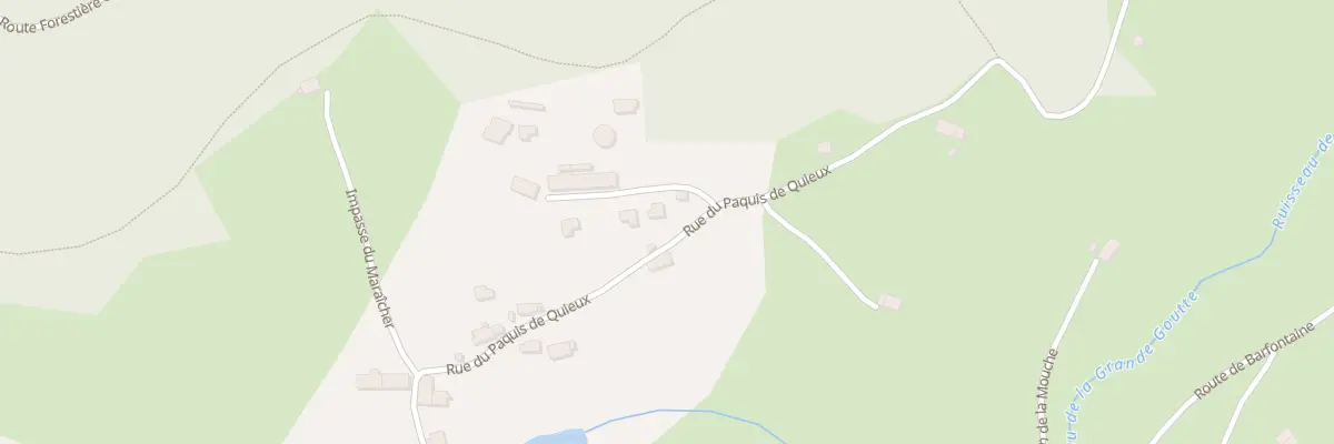 Plan du 15 Le Haut de Quieux au Saulcy