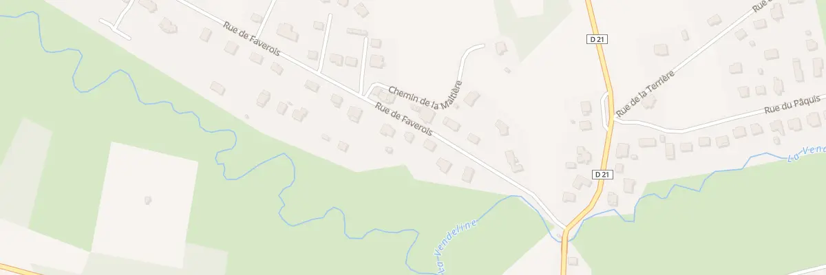 Plan du 7 Rue de Faverois à Florimont