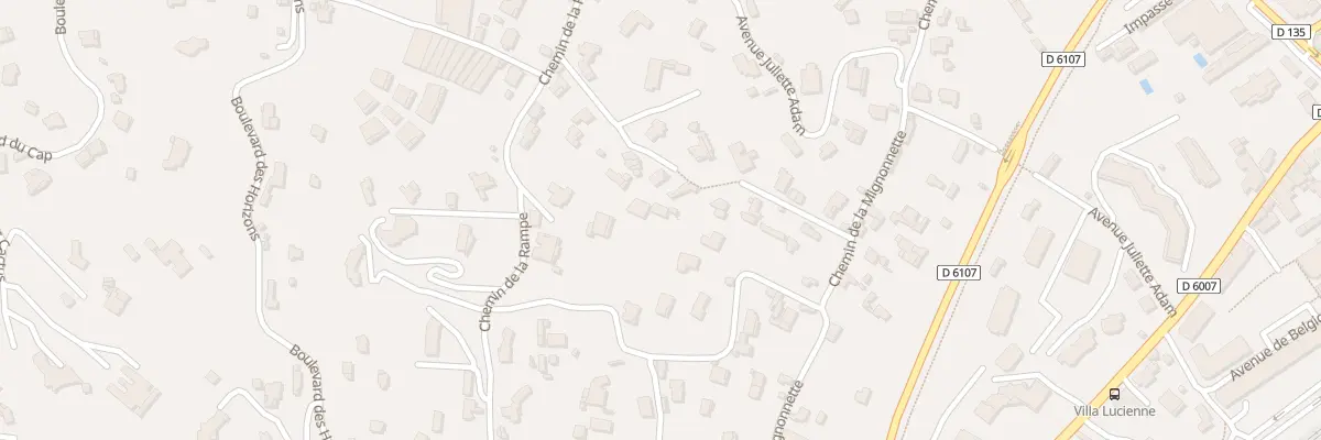 Plan du 639 Che de la Rampe à Vallauris