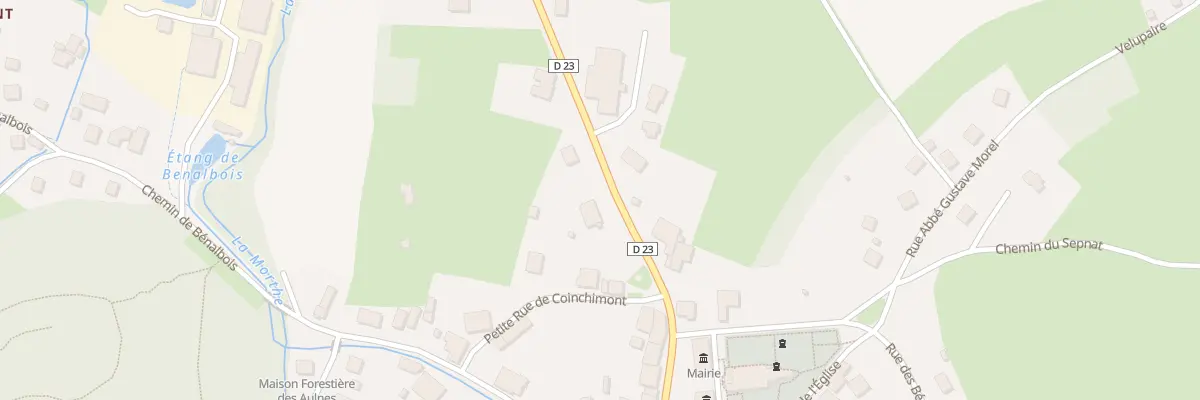 Plan du 1 Rue de la Petite Côte à Ban-de-Laveline