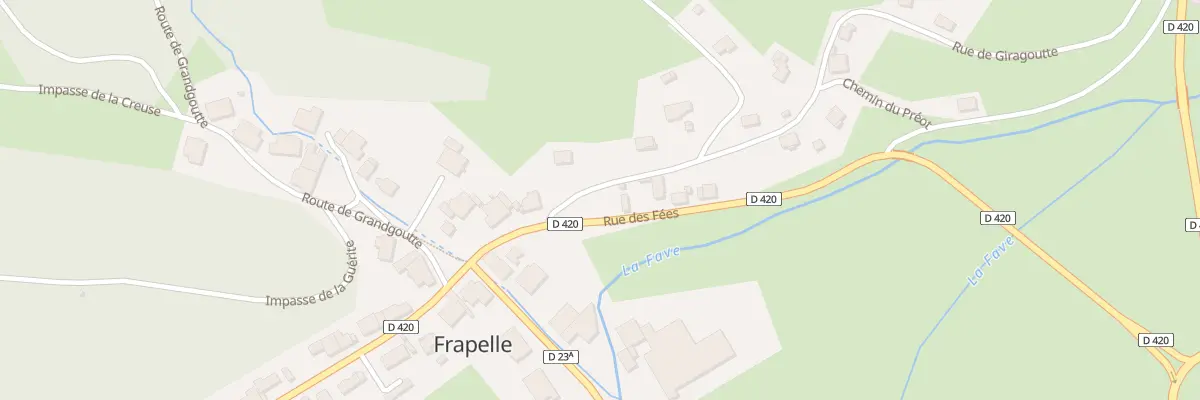 Plan du 64 Rue de Giragoutte à Frapelle