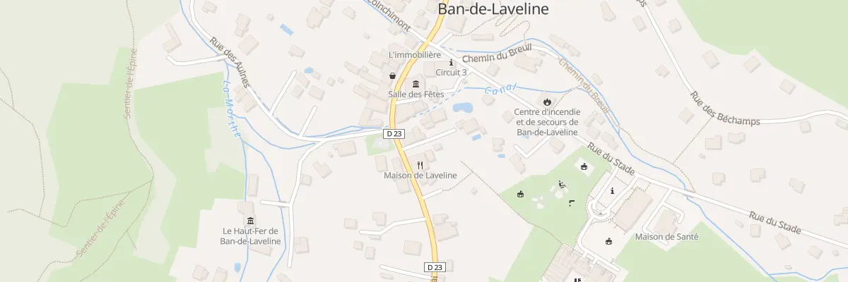 Plan du 1 Rue du 8 Mai à Ban-de-Laveline