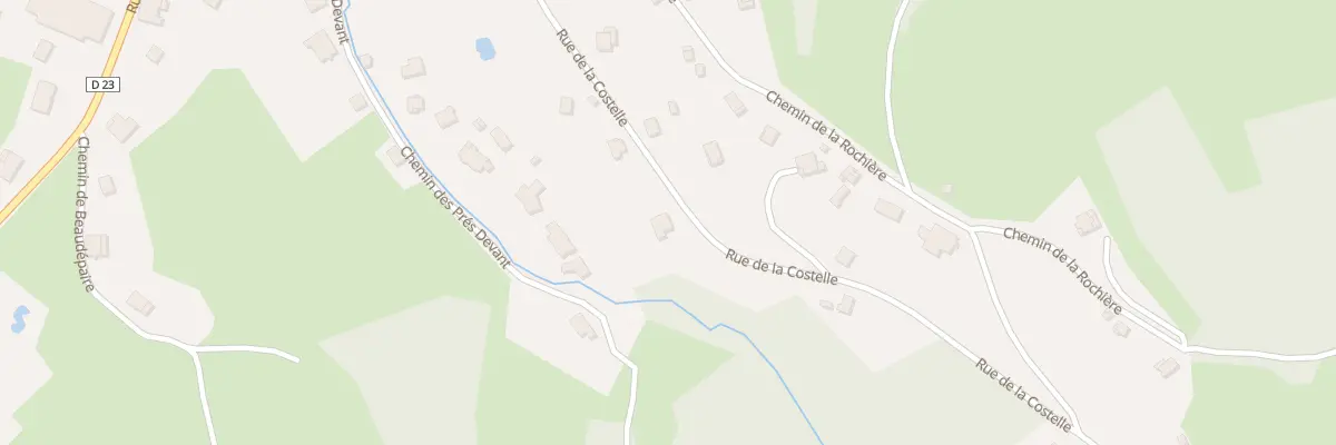 Plan du 24 Rue de la Costelle à Ban-de-Laveline
