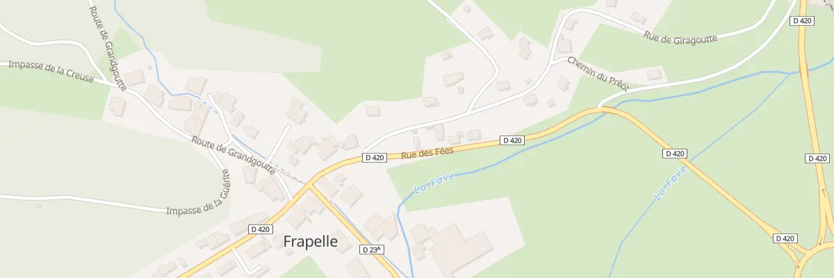 Plan du 76 Rue de Giragoutte à Frapelle