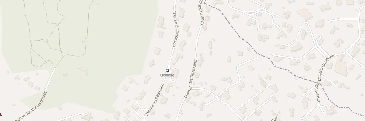 Plan du 888 Che du Retenaou à Vallauris