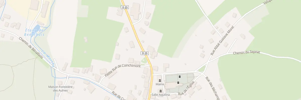 Plan du 2 Rue de la Petite Côte à Ban-de-Laveline