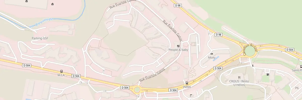 Plan du 75 Rue Évariste Galois à Biot
