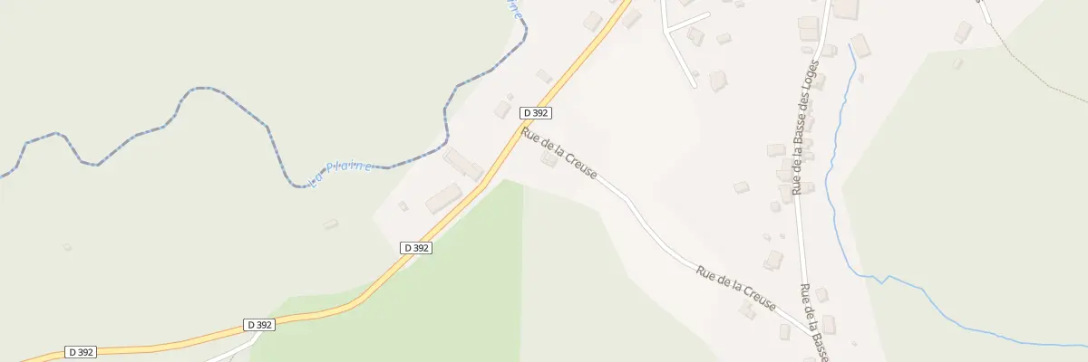 Plan du 11 Rue de la Creuse à Luvigny