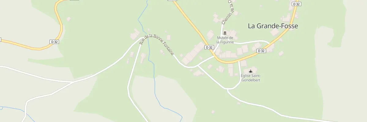 Plan du 1 Le Centre à La Grande-Fosse