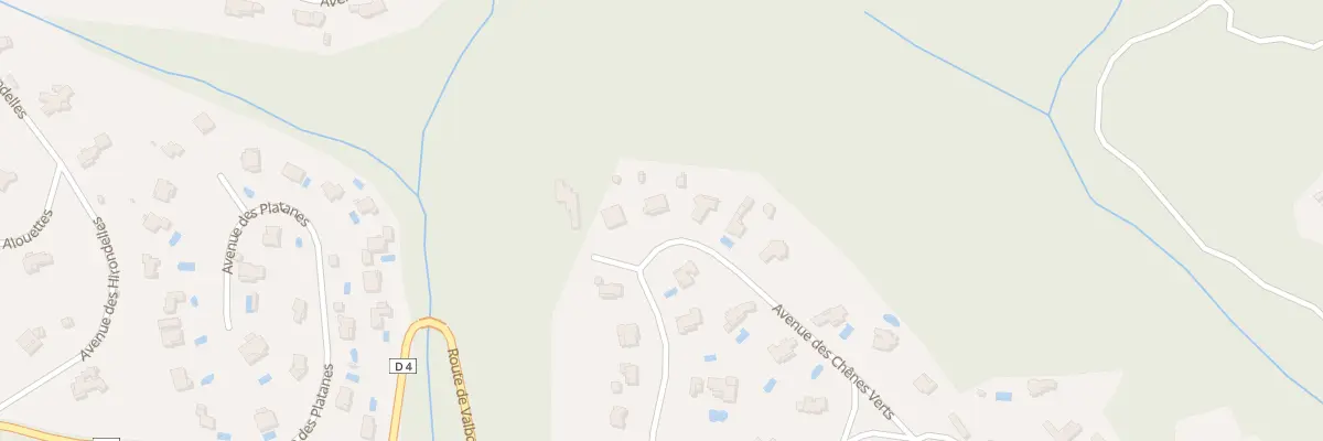Plan du 607 Av des Chênes Verts à Biot